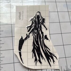Cricut Black Reaper Vinyl Decal